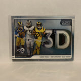 3D-ACJ Donald Littleton Ramsey Los Angeles Rams 2020 Score Football Card LZ