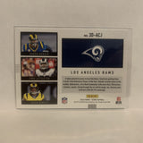 3D-ACJ Donald Littleton Ramsey Los Angeles Rams 2020 Score Football Card LZ
