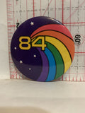 84 Rainbow Stars Button Pinback