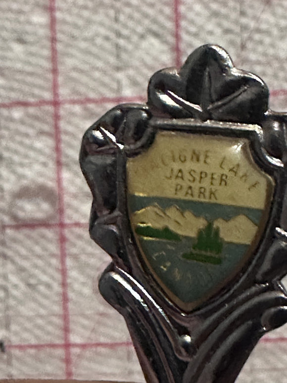 Maligne Lake Jasper Park Alberta Canada  Souvenir Spoon