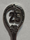 25th Happy Anniversary  Souvenir Spoon