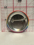 Rainbow Peace Sign Button Pinback