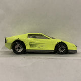 Yellow Ferrari ©1986 Hot Wheels Diecast Car GM