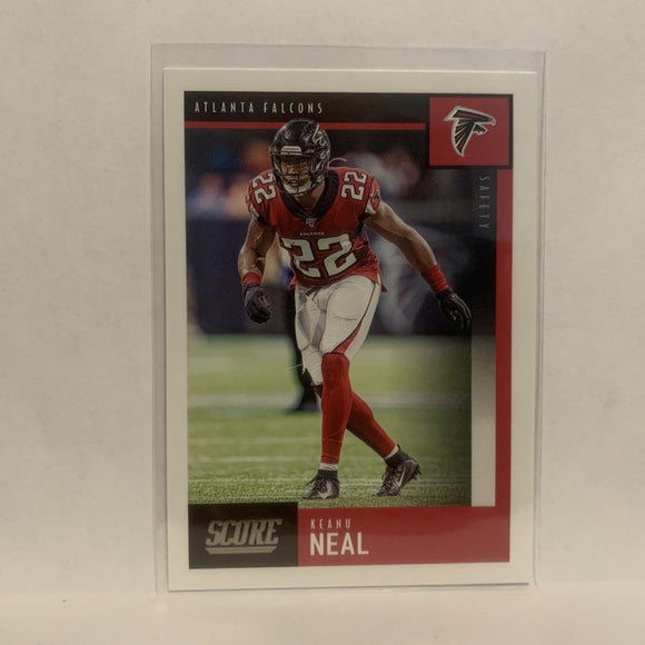 #254 Keanu Neal Atlanta falcons 2020 Score Football Card LZ