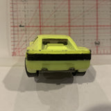 Yellow Ferrari ©1986 Hot Wheels Diecast Car GM