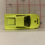 Yellow Ferrari ©1986 Hot Wheels Diecast Car GM