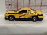 Yellow Monte Carlo Concept Car 1998 Hot Wheels Diecast Car