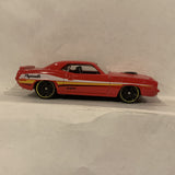 Red  Plymouth '71 Hemi Cuda ©2012 Hot Wheels AG