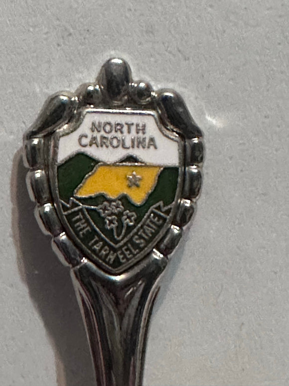 North Carolina The Tarheel State  Souvenir Spoon