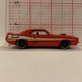 Red  Plymouth '71 Hemi Cuda ©2012 Hot Wheels AG