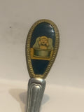 Drawing of a Baby in a Bathtub Old Fashioned Souvenir Spoon