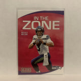 IZ-RW Russell Wilson In The Zone Seattle Seahawks 2020 Score Football Card LZ