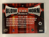#BH-7 Patrik Laine Blow The Horn Winnipeg Jets 2017-18 Parkhurst  Hockey Card