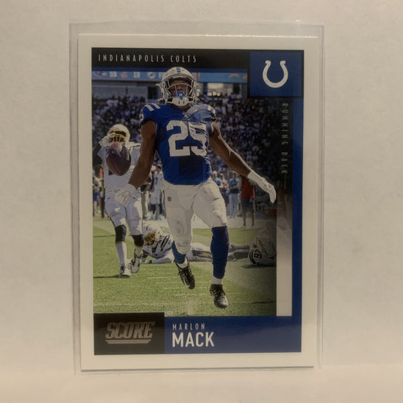 #98 Marlon Mack Indianapolis Colts 2020 Score Football Card LZ