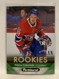 #263 Nikita Scherbak Montreal Canadiens 2017-18 Parkhurst  Hockey Card