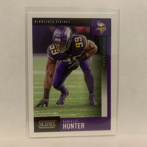 #243 Danielle Hunter Minnesota Vikings 2020 Score Football Card LZ