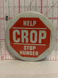 Help Crop Stop Hunger Button Pinback