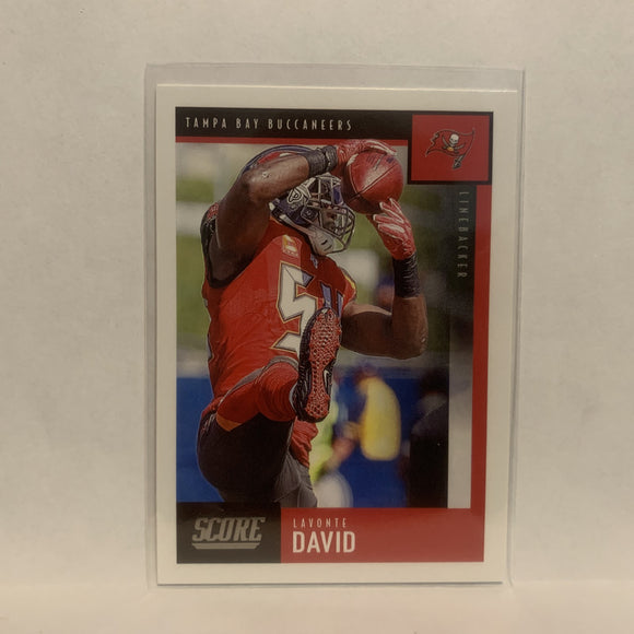 #287 Lavonte David Tampa Bay Buccaneers 2020 Score Football Card LZ