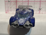 Blue Art Cars Mach Speeder 2017 FJV63 M16 Hot Wheels Diecast Car