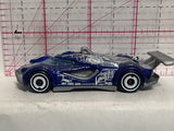 Blue Art Cars Mach Speeder 2017 FJV63 M16 Hot Wheels Diecast Car