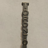Toronto City Scape Scene Collectable Souvenir Spoon BO