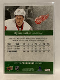 #83 Dylan Larkin Detroit Red Wings 2017-18 Parkhurst  Hockey Card