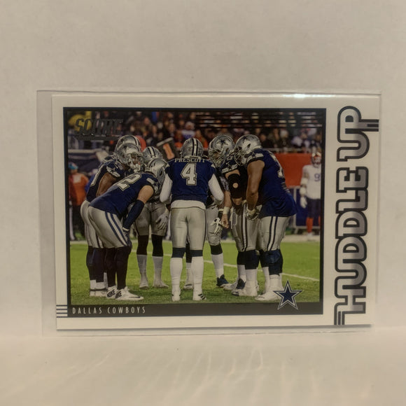 HDL-DAL Dallas Cowboys Huddle Up 2020 Score Football Card LZ1