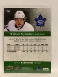 #214 William Nylander Toronto Maple Leafs 2017-18 Parkhurst  Hockey Card