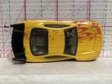 Yellow Power Rage Hot Wheels Diecast Car