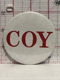 COY Button Pinback