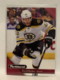 #17 David Backes Red Boston Bruins 2017-18 Parkhurst  Hockey Card