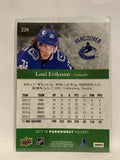 #228 Loui Eriksson Vancouver Canucks 2017-18 Parkhurst  Hockey Card