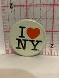 I Love NY New York Button Pinback