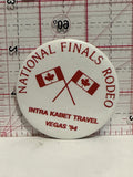 National Finals Rodeo Intra Kabet Travel Vegas '94 Button Pinback