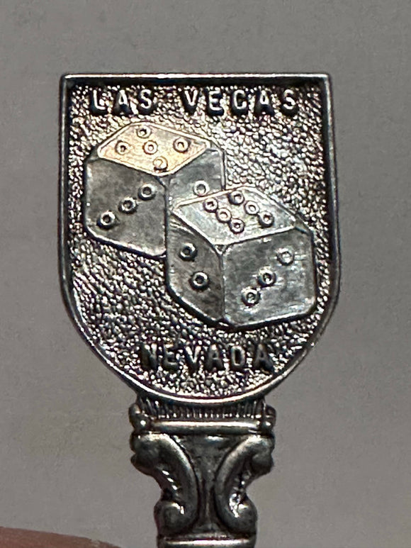 Las Veags Dice Nevada  Souvenir Spoon