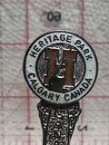 Heritage Park Calgary Canada Logo    Souvenir Spoon