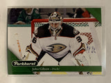 #7 John Gibson Anaheim Ducks 2017-18 Parkhurst  Hockey Card