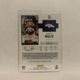 #129 Derek Wolfe Gold  Denver Broncos 2020 Score Football Card LZ1