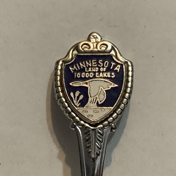 Minnesota Land of 10 000 Lakes Duck Collectable Souvenir Spoon BO