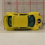 Yellow Volkswagon New Beetle Cup ©2001 Hot Wheels AH