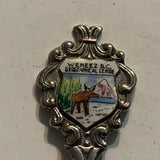 Weneez BC Geographical Centre Moose Mountains Fork Collectable Souvenir Spoon BP