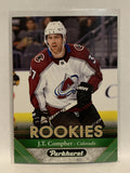 #261 J.T. Campher Rookie Colorado Avalanche 2017-18 Parkhurst  Hockey Card