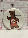 Keyano Canada Games Mascot Button Pinback
