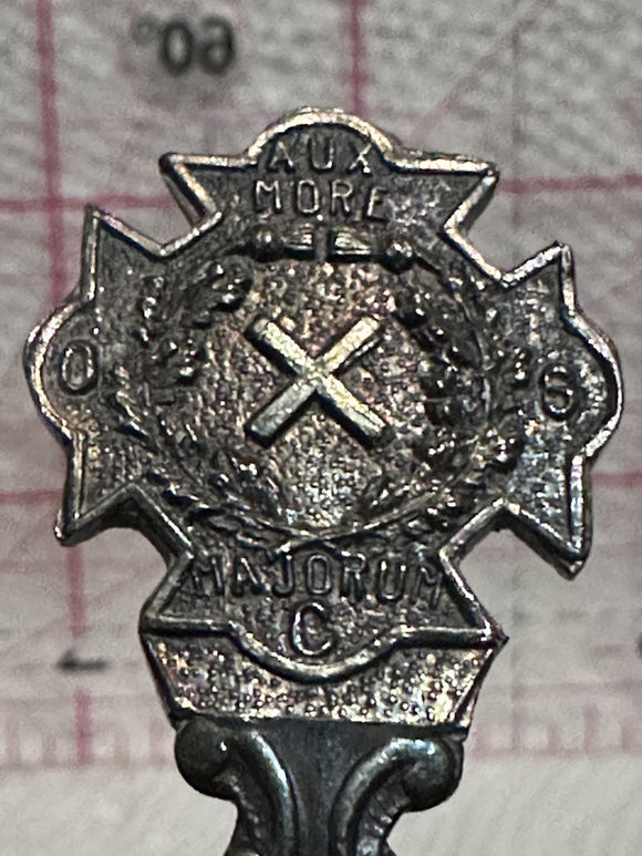 OSC Logo Emblem Majorum Silver Plated  Souvenir Spoon