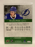 #211 Brayden Point Tampa Bay Lightning 2017-18 Parkhurst  Hockey Card