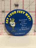 Get Your Feet Wet Red Deer River State of the Watershed Button Pinback