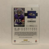 #50 Gus Edwards Baltimore Ravens 2020 Score Football Card LZ2