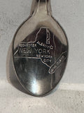 New York Bird Flower Tree  Souvenir Spoon