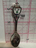 New York Bird Flower Tree  Souvenir Spoon