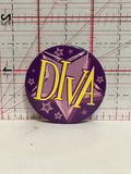 Diva Button Pinback
